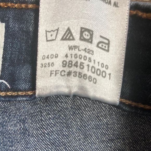 Womens 10x30 Signature Levi’s At Waist Bootcut Dark Wash Jeans - Picture 7 of 11